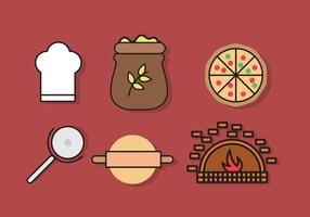 Pizza Oven Vector