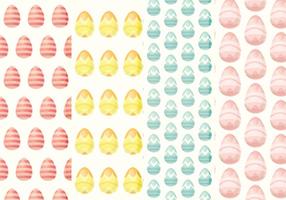 Vector patrones de huevos de Pascua