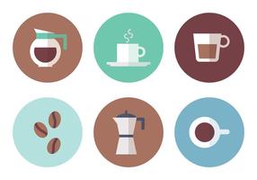 Coffee Element Vector Icons