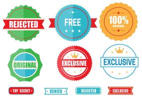Free Colored Emblems Vector
