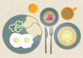 Vector Breakfast Illustration