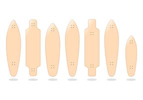 Hawaiian Longboard Vectors