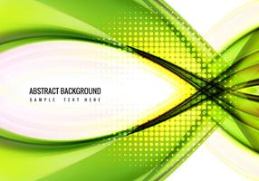 Free Vector Green wave Background