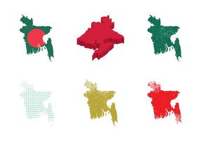 Free Bangladesh Map Vector Illustration