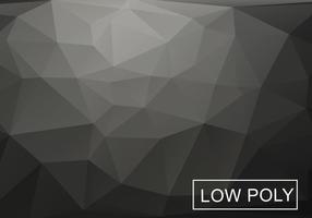 Gray Low Poly Background Vector