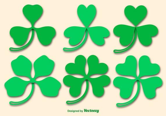 Clover Vector Icons