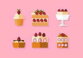 Strawberry Shortcake Free Vector 112316 Vector Art at Vecteezy