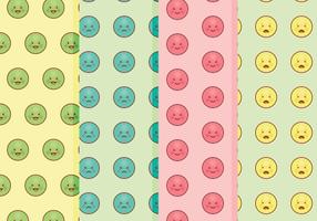 Vector Emoticons Patterns 