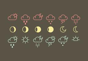 Vector Weather Icon Vectors