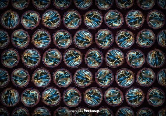 Realistic Vector Bubble Wrap Background