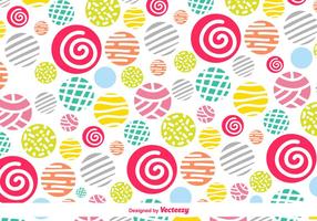 Vector Colorful Background With Hand-Drawn Decorative Elements