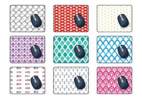 Mouse Pad Pattern Vector