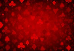 Free Vector Red Poker Background