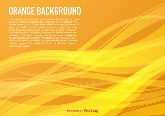 Vector Background With Yellow Waves