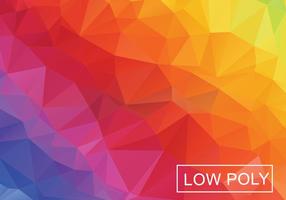Low Poly Rainbow Abstract Background Vector