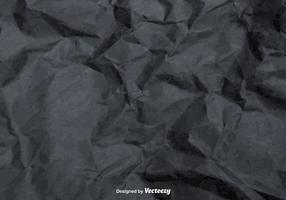 Vector Gray Crumpled Paper Texture 