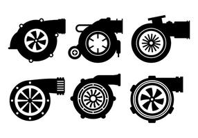 Turbine from automobile engine. Line illustration of car motor  turbocharger. Turbo outline sign vector icon. 7978598 Vector Art at Vecteezy