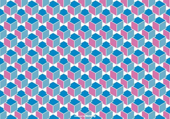 Abstract Cube Background Vector