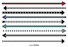 Divisores vectoriales de flecha vector