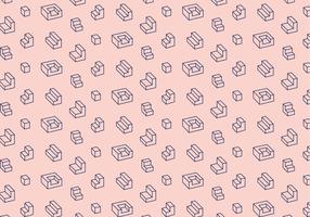 Geometric Outline Pattern vector