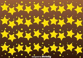 Gold Star And Circle Background vector