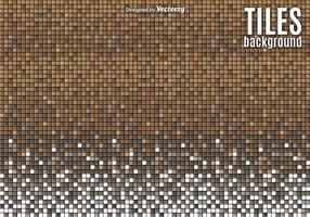 Vector Brown Tiled Background