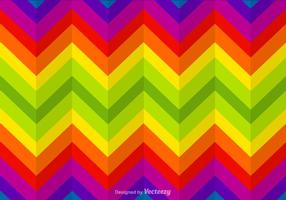 Zigzag Rainbow Vector Background