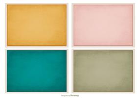 Subtle Vintage Texture Background Set vector