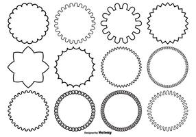 Assorted Circle Vector Shapes