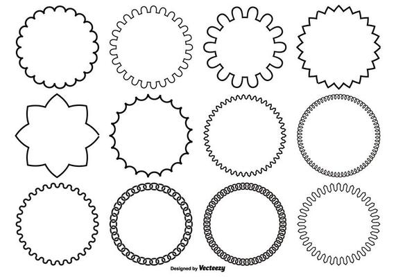 Assorted Circle Vector Shapes