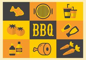 Free Barbecue Elements Vector