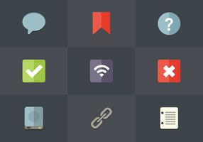 Free Flat Icon Set 10 Vector