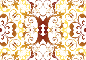 Autumn Seamless Floral Pattern Vector