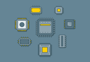 Free Microchip Icon Vector