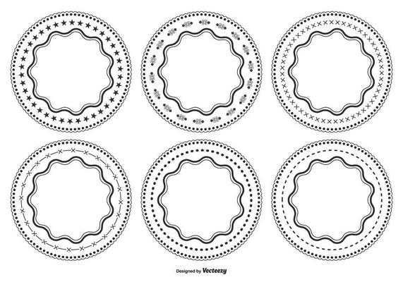 Decorative Circle Shape Set