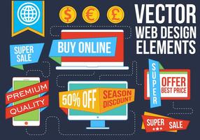 Elementos libres del diseño del Web site del vector