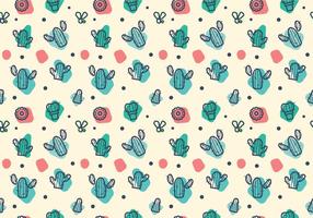Free Cacti Pattern Vector
