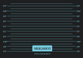 Mugshot Black Background Vector