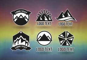 Montains Logos Profesional Vector Libre