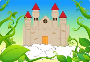 Castillo Beanstalk Antecedentes Vector