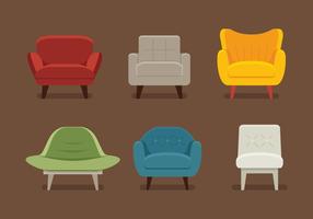 Midcentury Chair Vectors