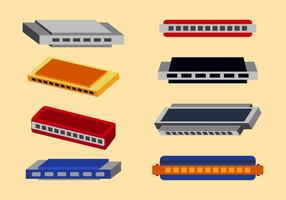 Free Harmonica Vector Pack