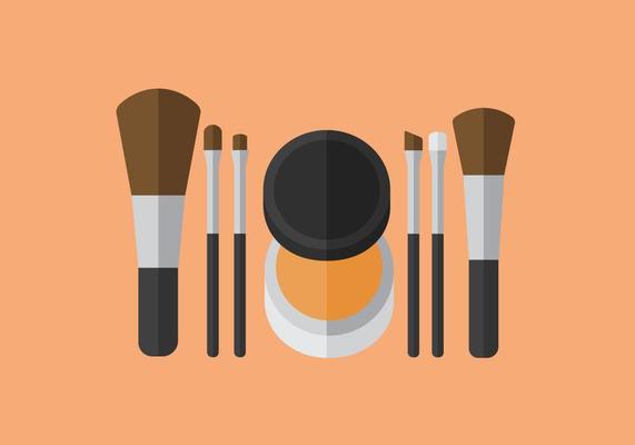 Vector Make Up Brush