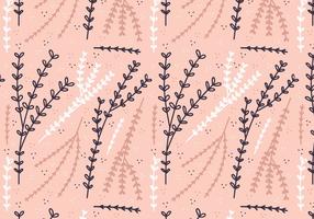 Vector Boho Plant Pattern