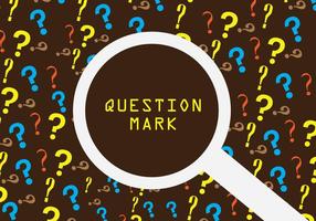 Question mark background vector