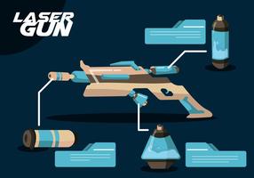 Laser Gun Vector Set