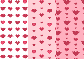 Free Hearts Pattern Vector