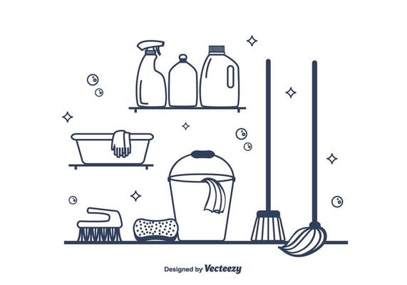 Spring Cleaning Vector