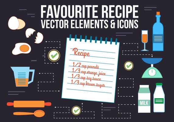 Recipe Vector Icons
