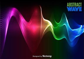 Vector Abstract Colorful Wave